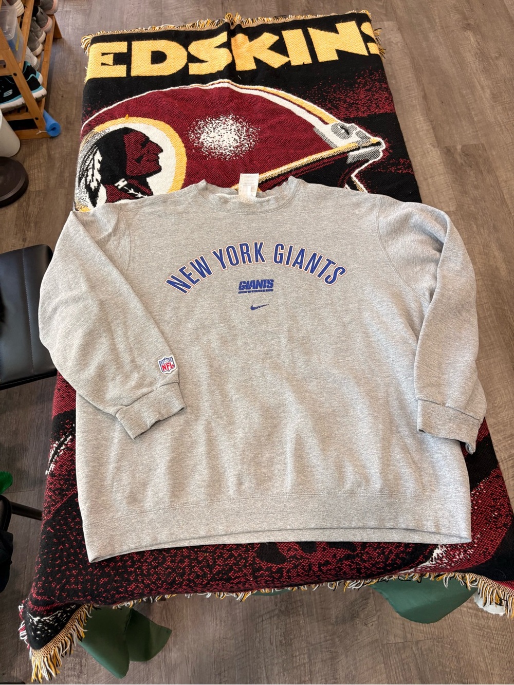 Nike vintage Gray New York Giants Crewneck Sweatshirt XL